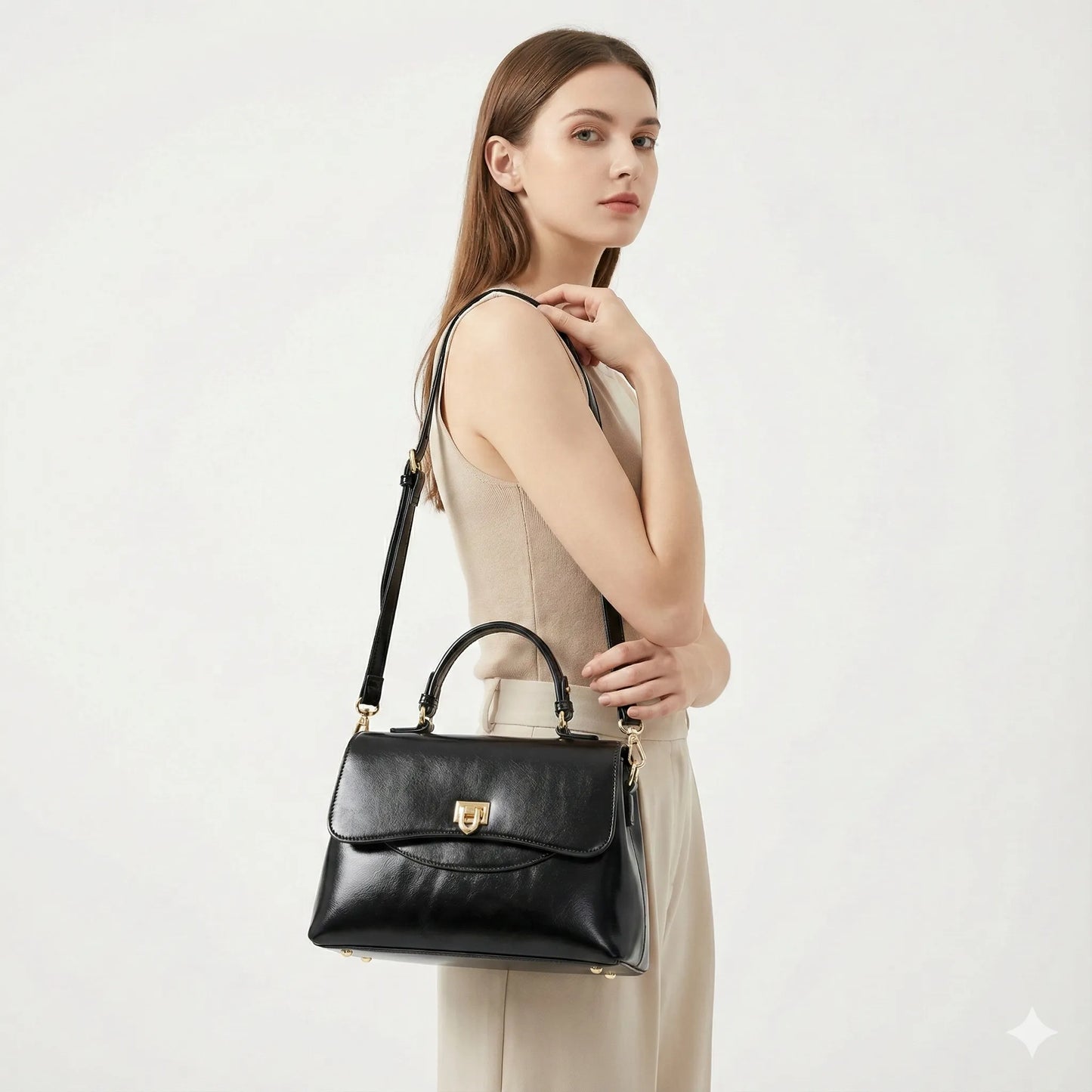 Tasche aus Echtleder - Sienna