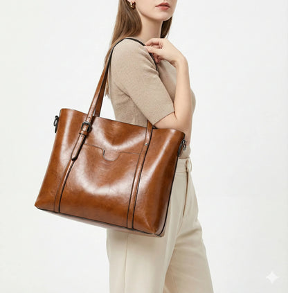 Tasche aus Echtleder - Glamour