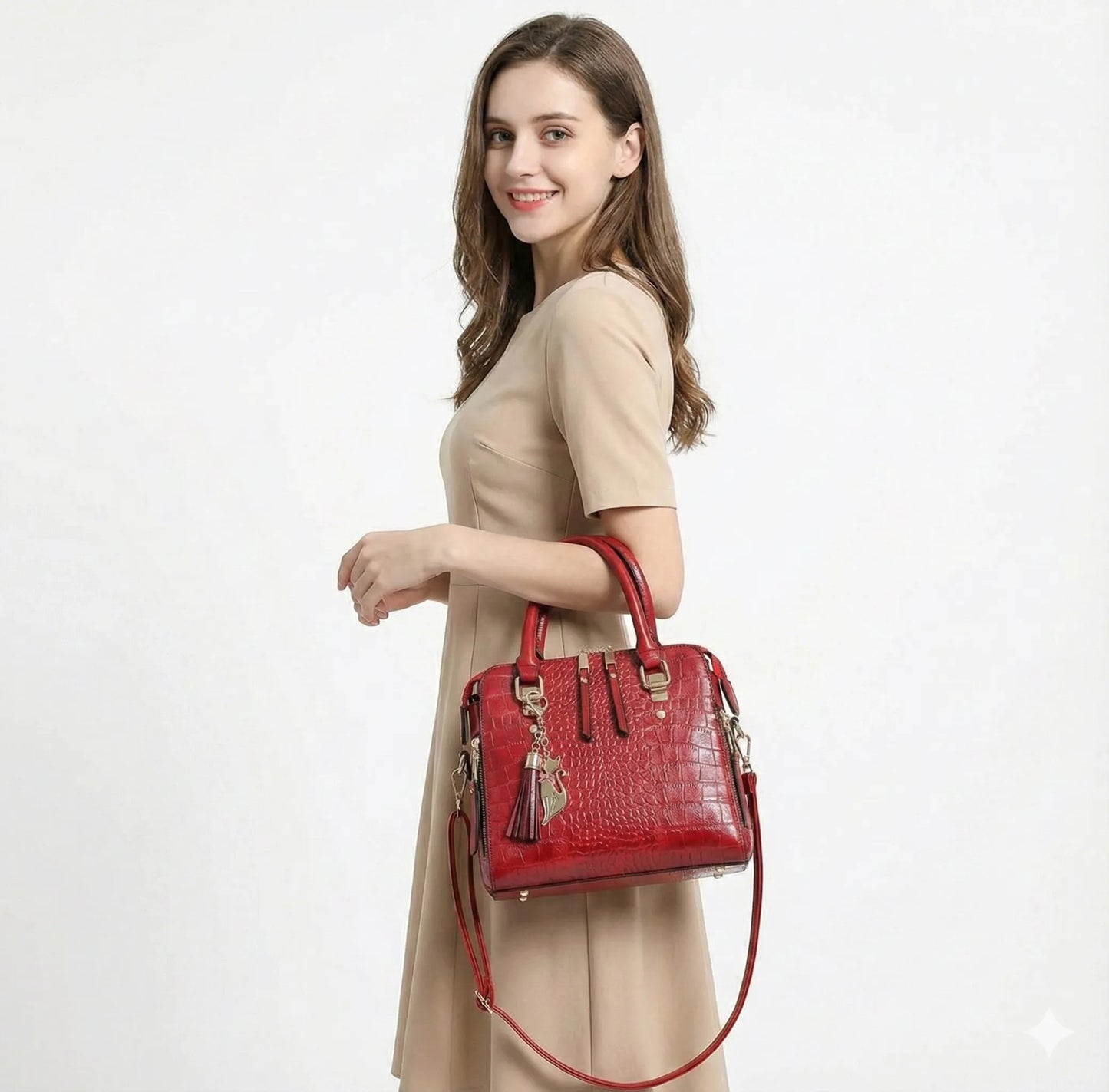 Tasche aus Echtleder - Mia