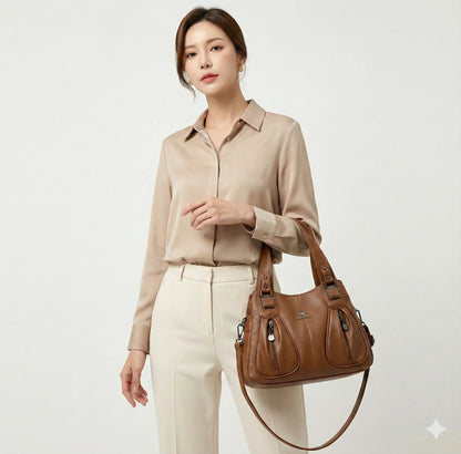 Tasche aus Echtleder - Livia