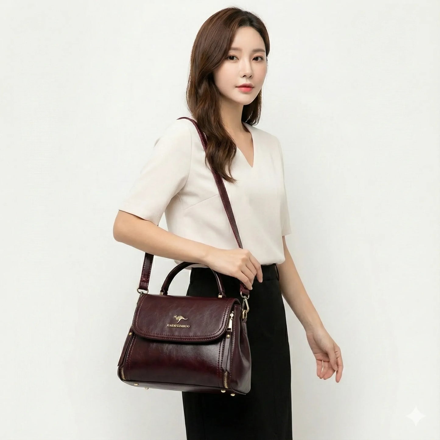 Tasche aus Echtleder - Liora