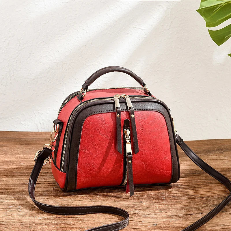 Kleine Tasche aus Echtleder - Novelle