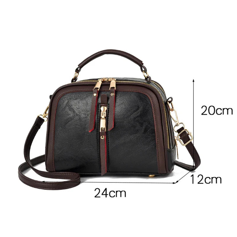 Kleine Tasche aus Echtleder - Novelle