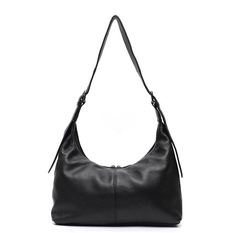 Messenger-Tasche aus Echtleder - Agatha