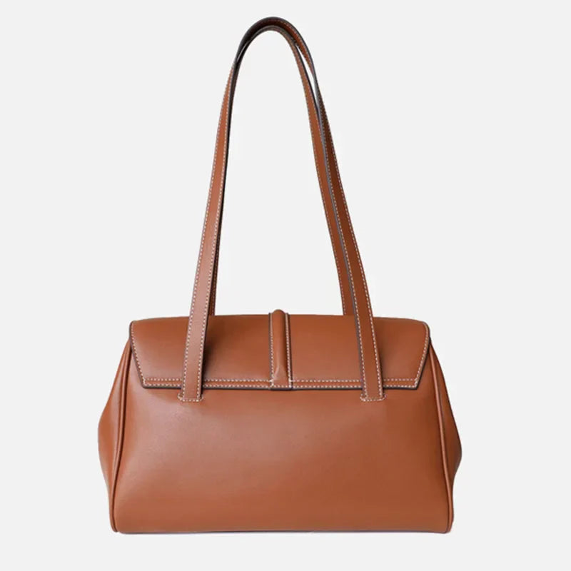Tote-Tasche aus Echtleder Ione