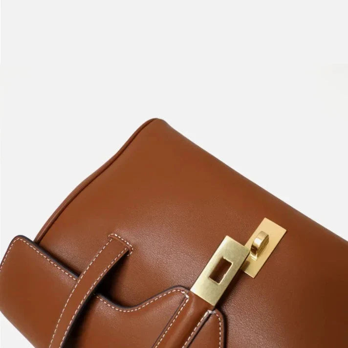 Tote-Tasche aus Echtleder Ione