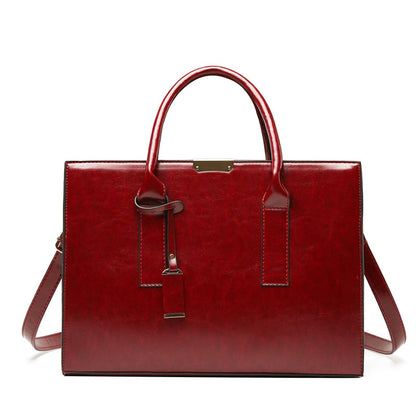 Set aus Echtleder Tasche + 2 Geldbörse - Zayna