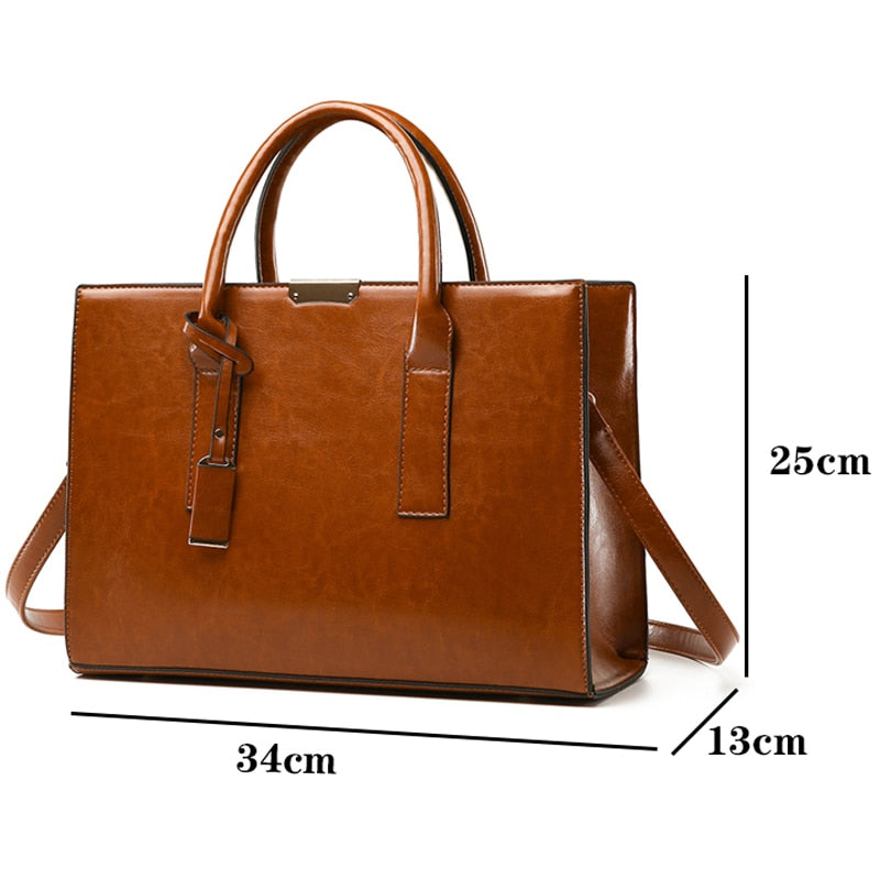 Set aus Echtleder Tasche + 2 Geldbörse - Zayna