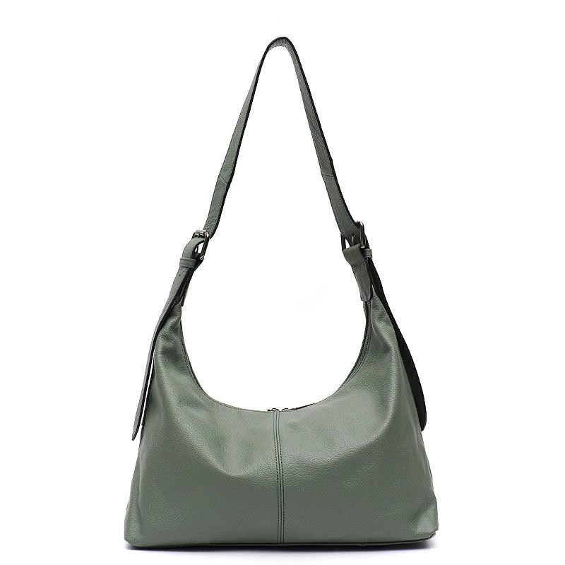 Messenger-Tasche aus Echtleder - Agatha