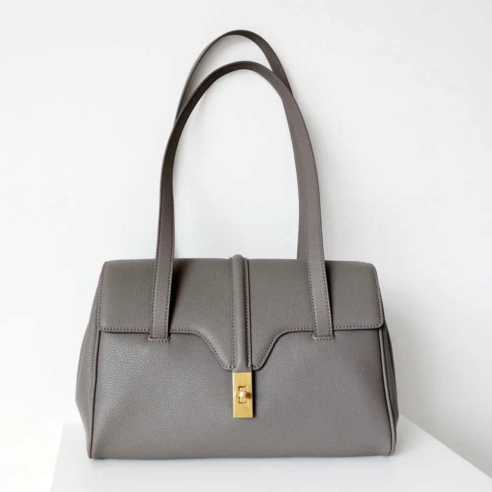 Tote-Tasche aus Echtleder Ione
