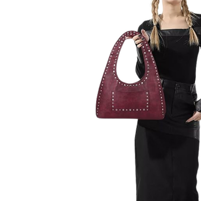Schultertasche Vintage Boho mit Nieten
