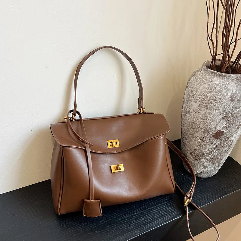 Tasche aus Echtleder - Saphir