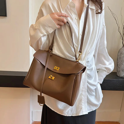 Tasche aus Echtleder - Saphir