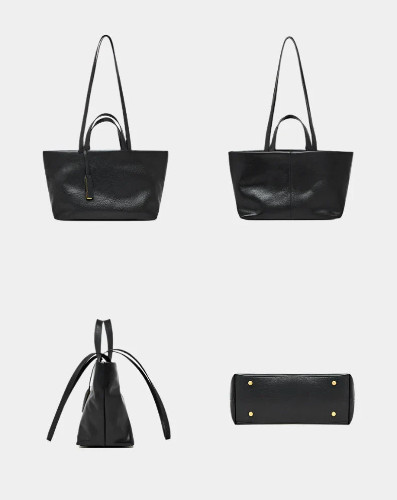 Tote-Tasche aus Echtleder Joana