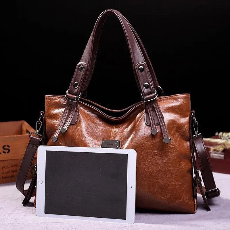 Tasche aus Echtleder - Olivia