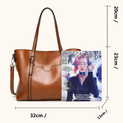 Tasche aus Echtleder - Glamour