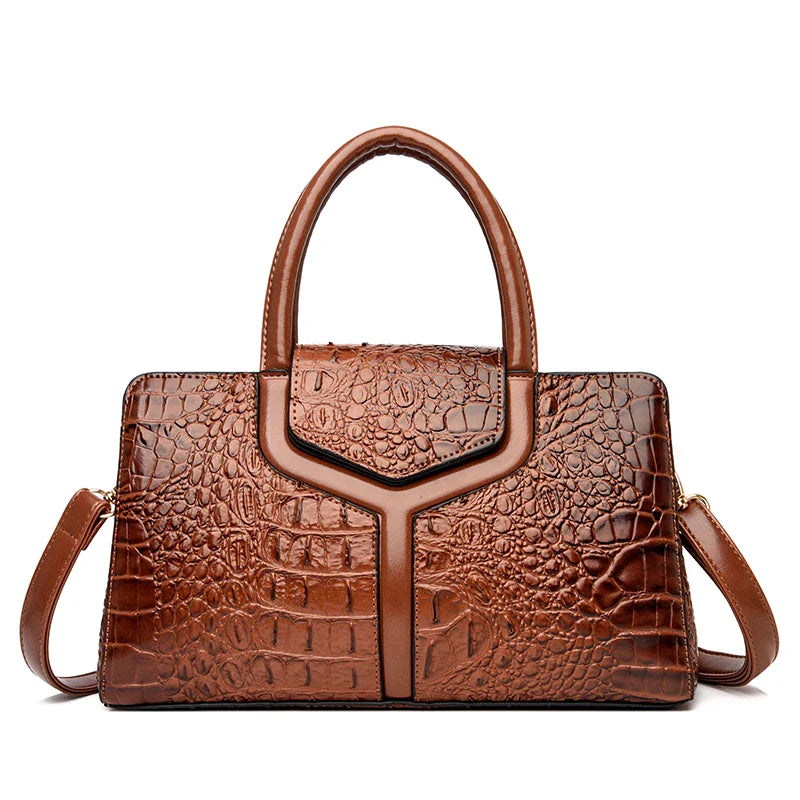 Tasche aus Echtleder - Crock