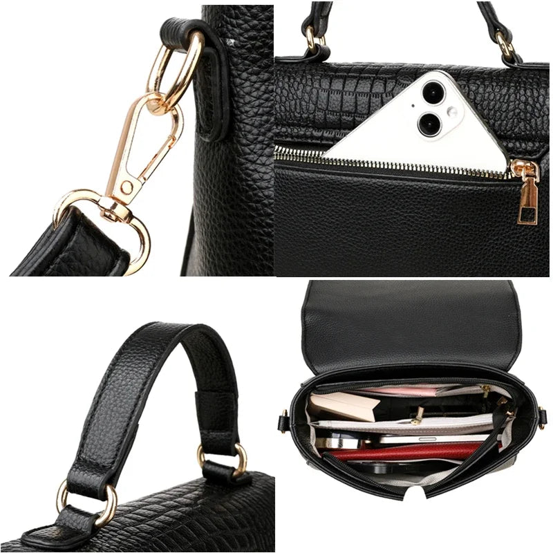 Tasche aus Echtleder - Crav