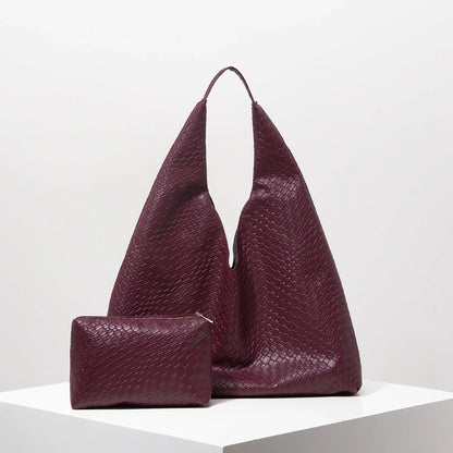 Tasche  und Geldbörse aus Echtleder - Noelle