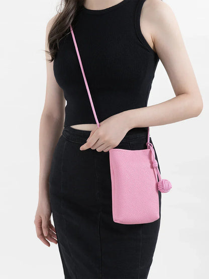Kleine Handytasche aus Echtleder Sarah
