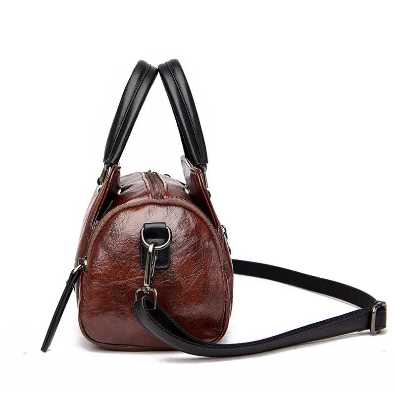 Tasche aus Echtleder - Jade