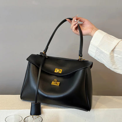 Tasche aus Echtleder - Saphir