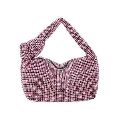 Baguette-Tasche Glanz Fabiana