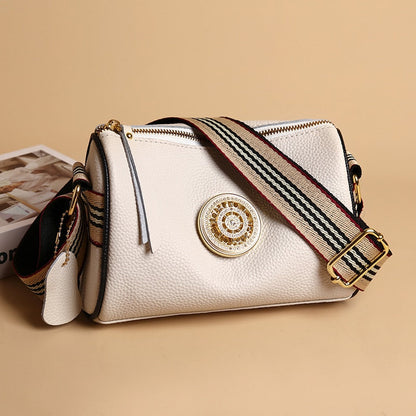 Kleine Schultertasche aus Leder - Orlane