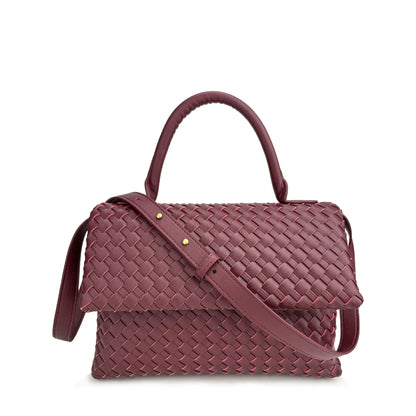 Geflochtene Tasche aus Echtleder Débora