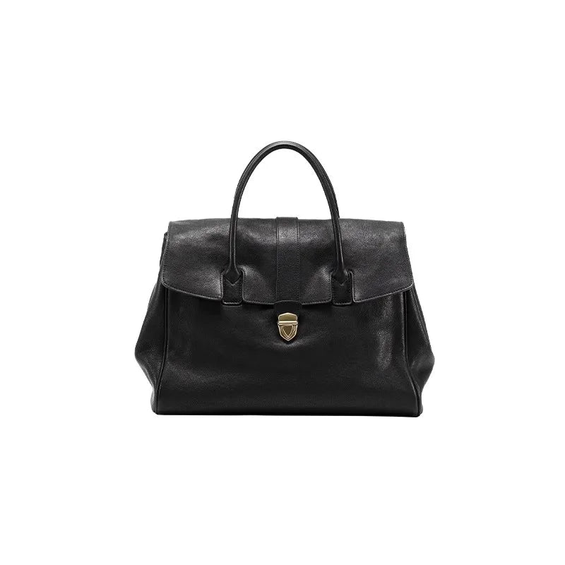 Tote-Tasche aus Echtleder Gabrielle