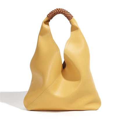 Große Shopper-Tasche aus Echtleder Rebeca