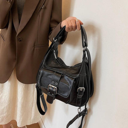 Tasche 2 in 1 aus Echtleder - Sofia