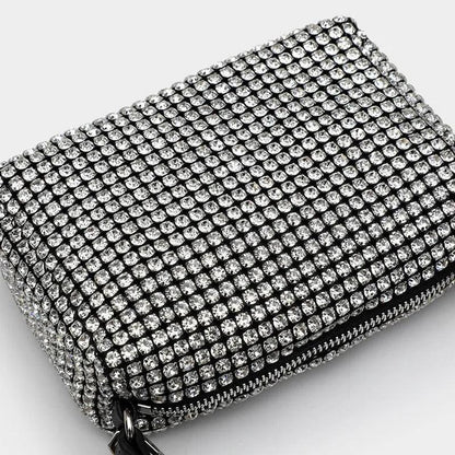 Kompakte Tasche mit Strass besetzt - Luxury