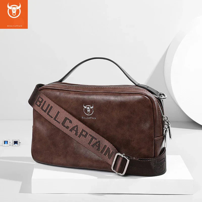 Schultertasche aus Echtleder - Fiama