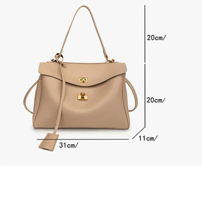 Tasche aus Echtleder - Saphir
