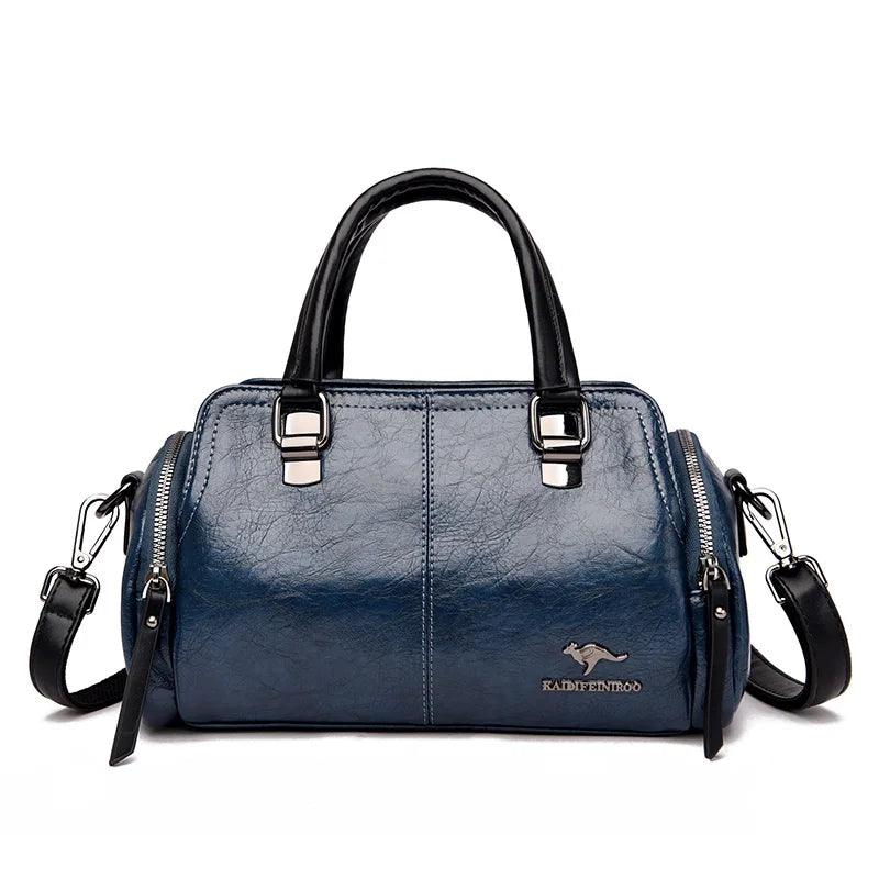 Tasche aus Echtleder - Jade