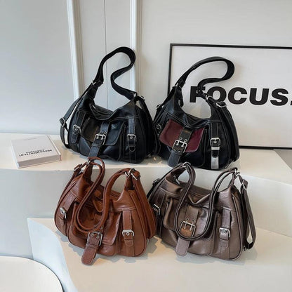 Tasche 2 in 1 aus Echtleder - Sofia