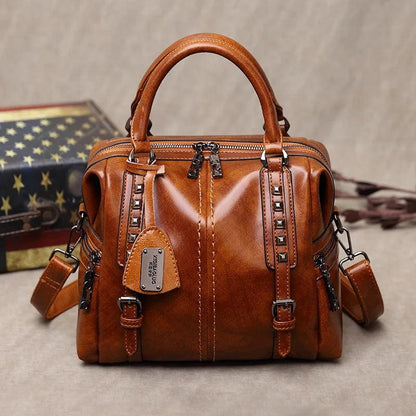 Tasche aus Echtleder - Lia
