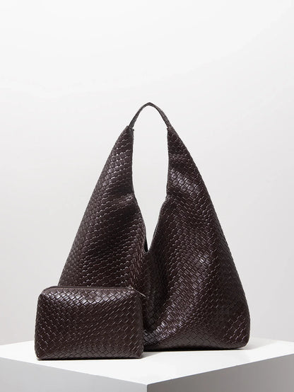 Tasche und Geldbörse aus Echtleder - Noelle