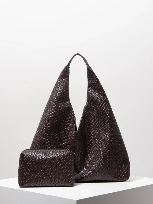 Tasche und Geldbörse aus Echtleder - Noelle