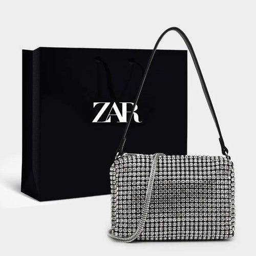 Kompakte Tasche mit Strass besetzt - Luxury