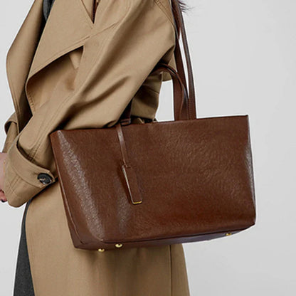 Tote-Tasche aus Echtleder Joana