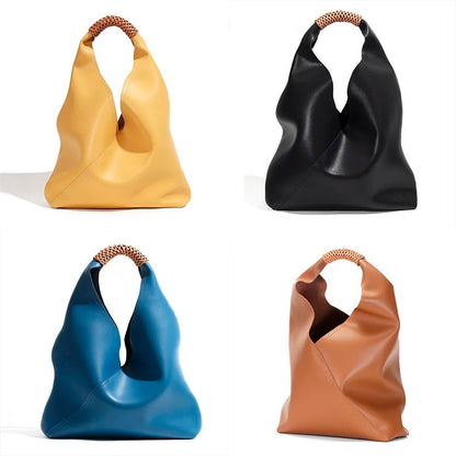 Große Shopper-Tasche aus Echtleder Rebeca