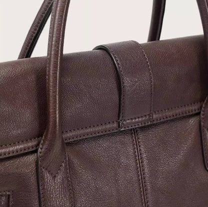 Tote-Tasche aus Echtleder Gabrielle