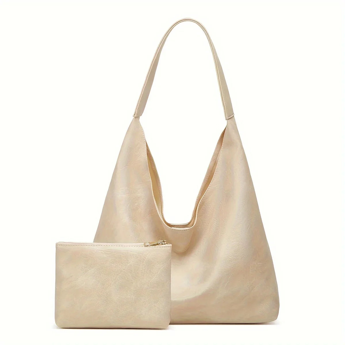 Messenger-Tasche aus Echtleder + Geldbörse aus Leder - Manz