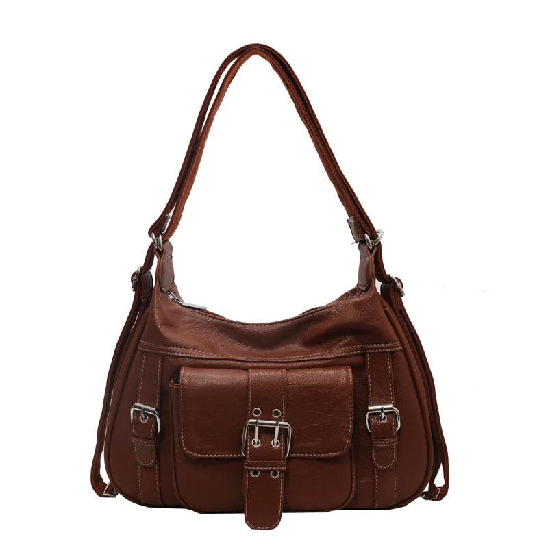 Tasche 2 in 1 aus Echtleder - Sofia