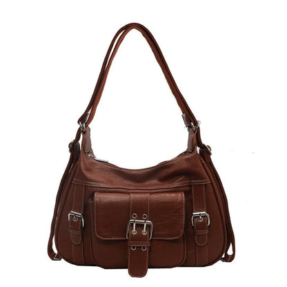 Tasche 2 in 1 aus Echtleder - Sofia