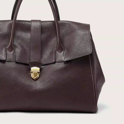 Tote-Tasche aus Echtleder Gabrielle