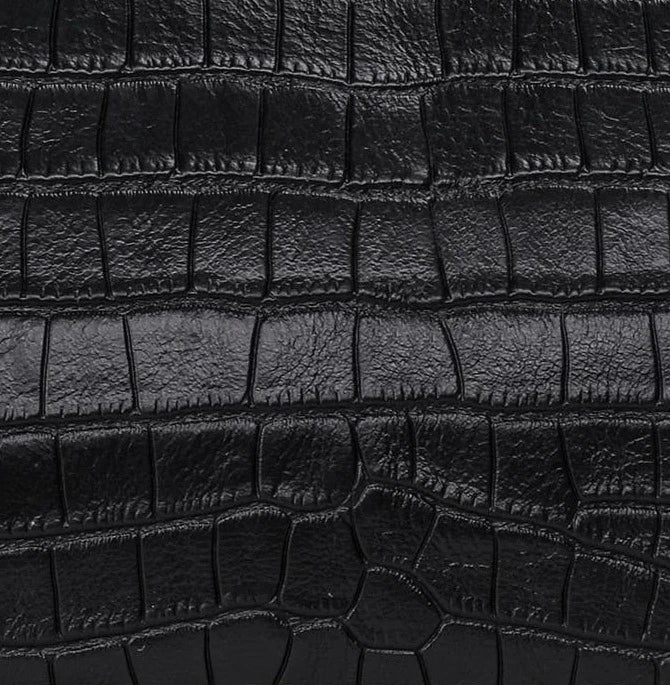 Mittlere Tasche aus Echtleder Chloe Croco
