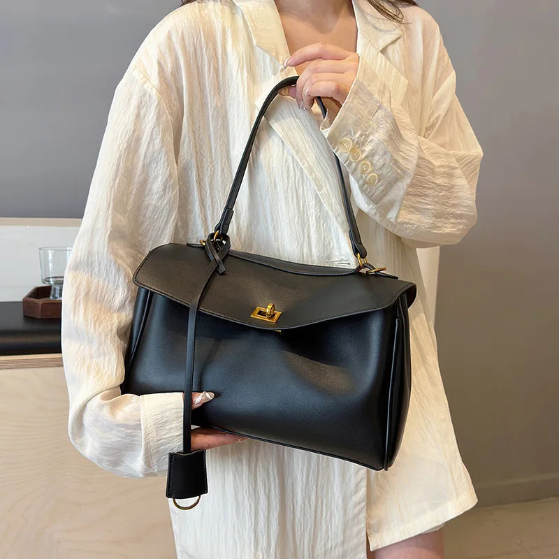 Tasche aus Echtleder - Saphir